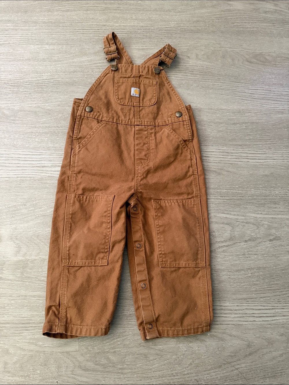 Carhartt Kids Infant Toddler Bib Overalls Double Knee Baby Toddler Size 24M